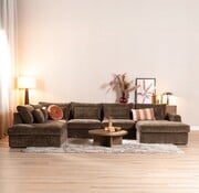 Bronx71 U-bank Kyle 6-zits chenille mocha