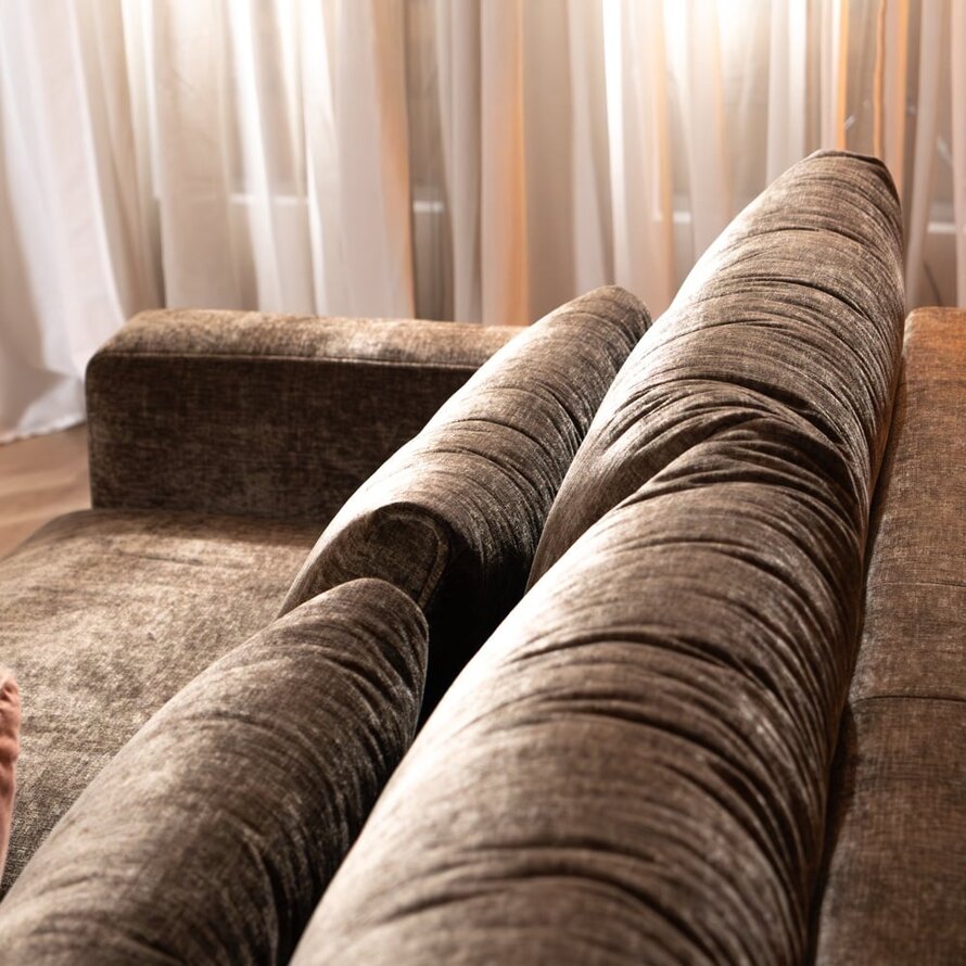 3-zitsbank Kyle chenille mocha