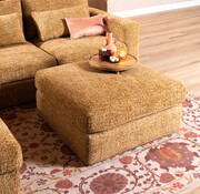 Bronx71 Hocker Kyle chenille okergeel