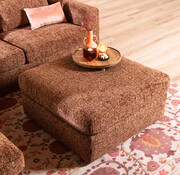 Bronx71 Hocker Kyle chenille rood