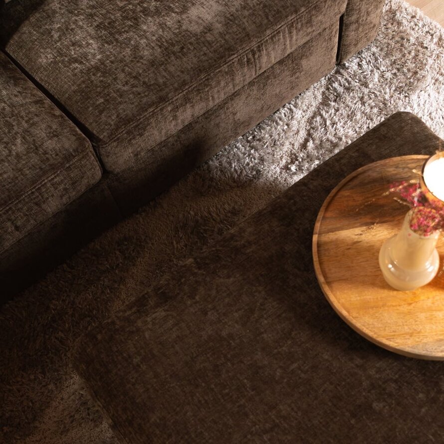 Hocker Kyle chenille mocha