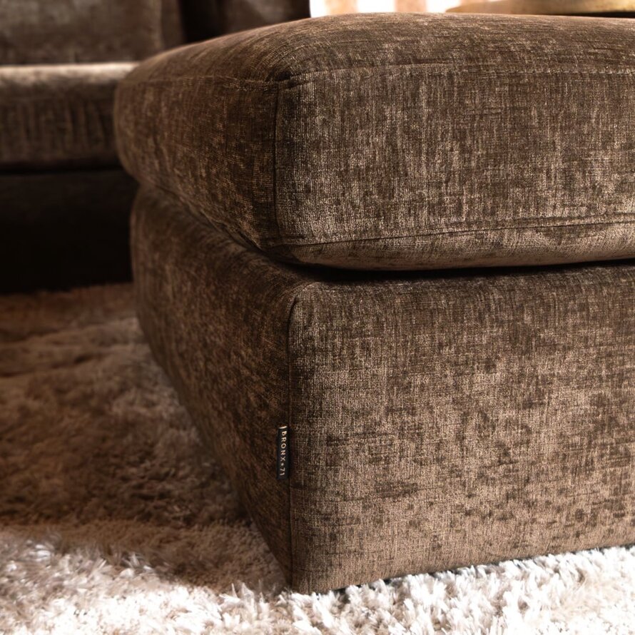 Hocker Kyle chenille mocha