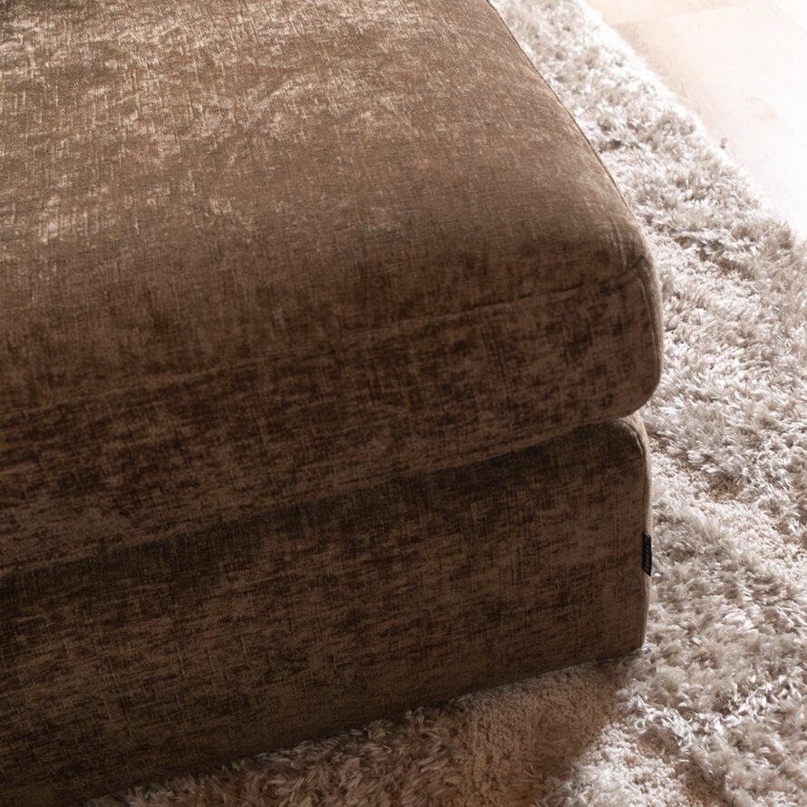 Hocker Kyle chenille mocha