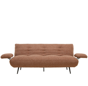 Bronx71 Slaapbank 1 persoons Mira terracotta bouclé mélange
