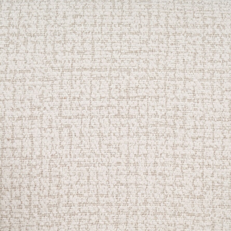 Stoel met wieltjes Mona gemêleerde stof beige