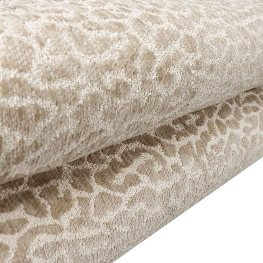 Eetkamerbank Lux leopard taupe 100 cm