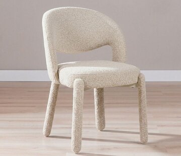 Bronx71 Stoel Dean bouclé taupe
