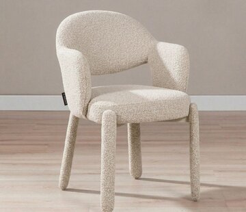 Bronx71 Stoel June bouclé taupe