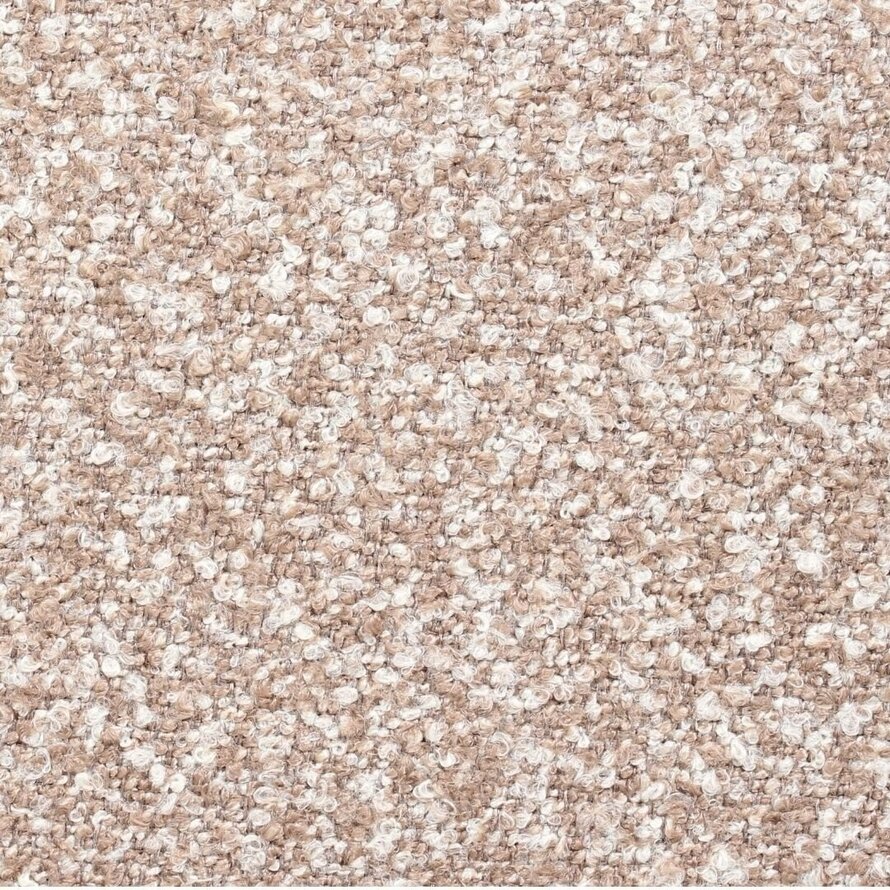 Stoel June bouclé bruin
