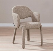 Bronx71 Stoel June bouclé bruin