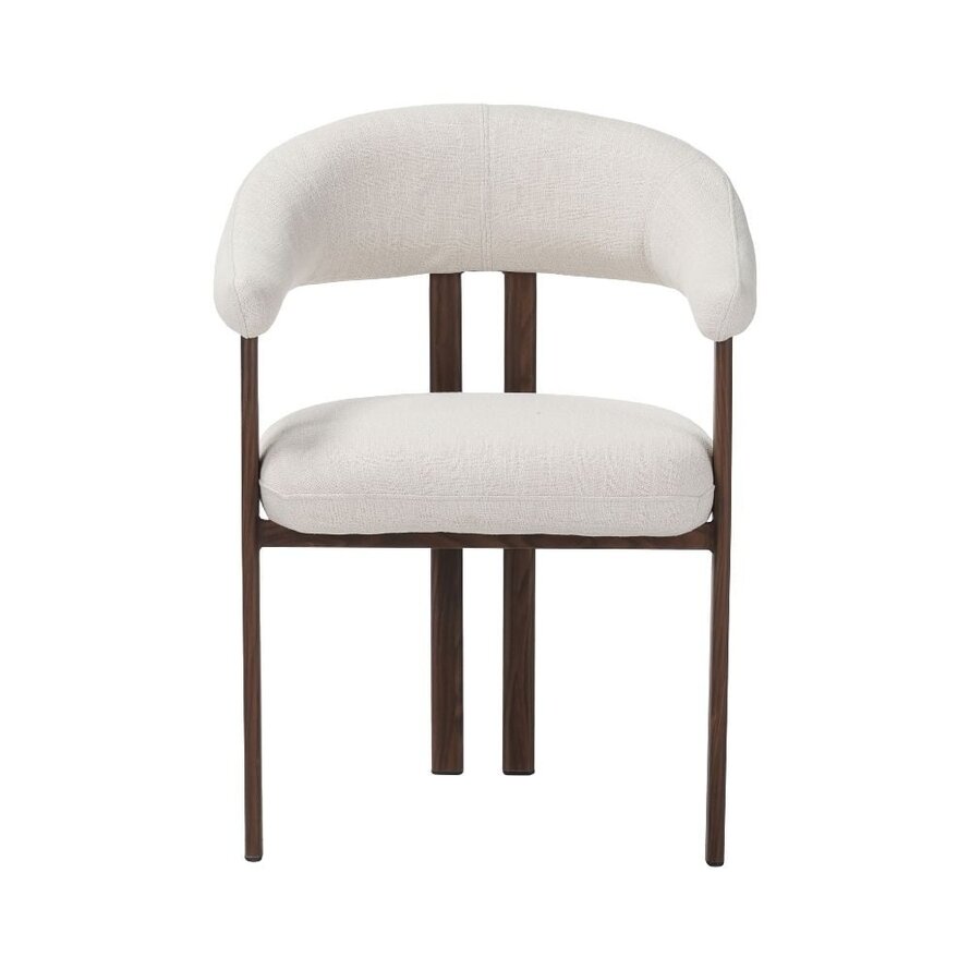 Stoel Nori linnen off white