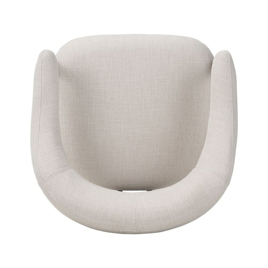 Stoel Nori linnen off white