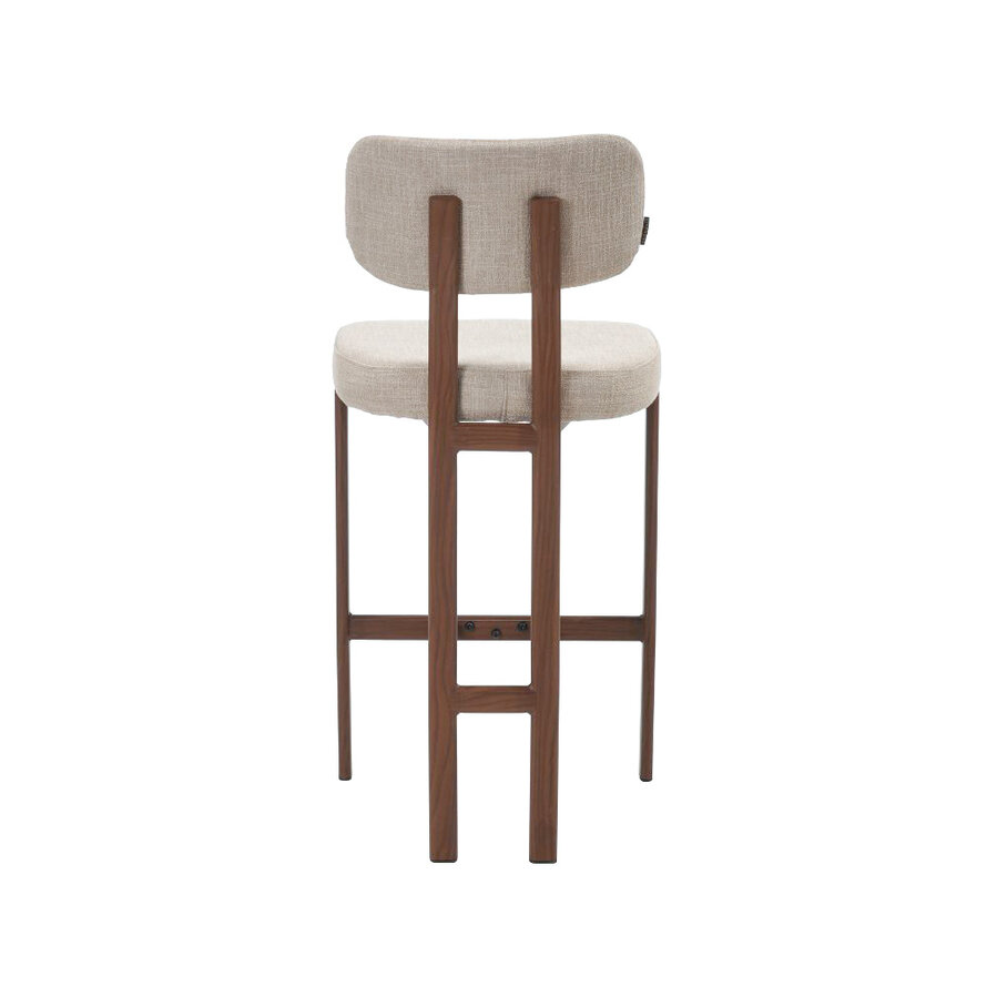 Barkruk Nori linnen taupe 70 cm