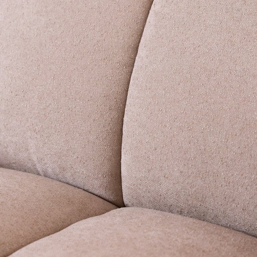 Hoekbank XL rechts Luca chenille beige