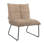 Bronx71 Fauteuil Malaga taupe velvet