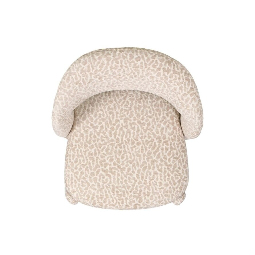 Stoel Nala leopard taupe