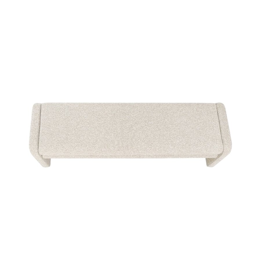 Eetkamerbank Neil bouclé taupe 160 cm