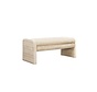 Eetkamerbank Ravi chenille beige/taupe 100 cm