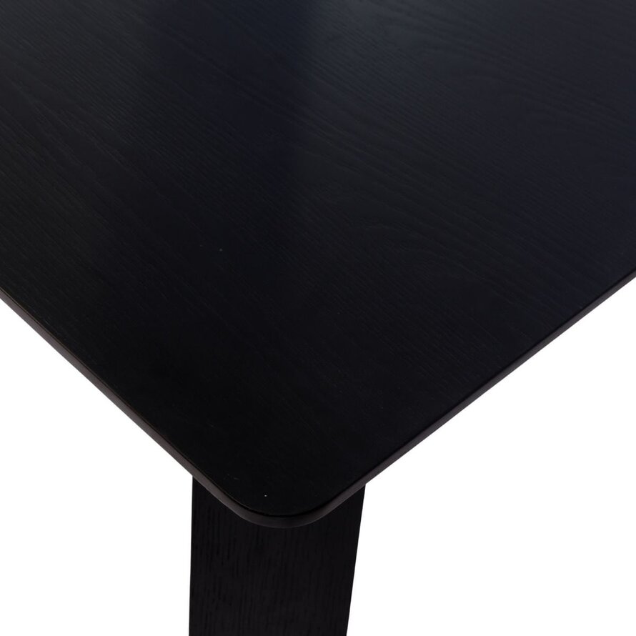 Eettafel Flint zwart 240 x 100 cm