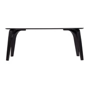 Bronx71 Eettafel Flint zwart 180 x 90 cm
