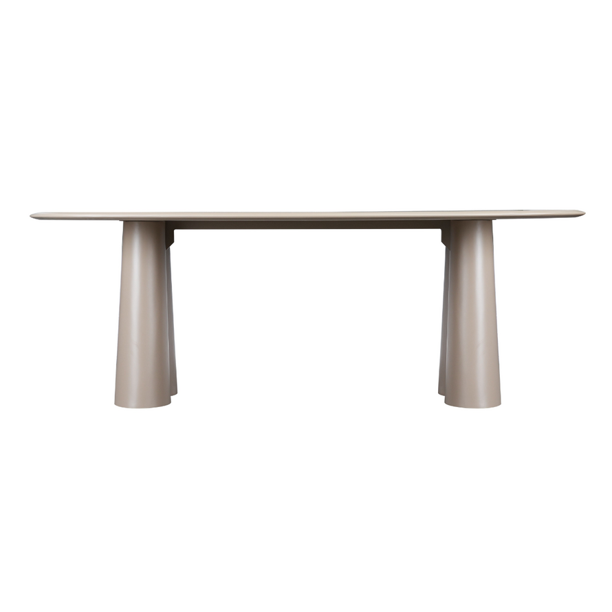 Eettafel Cosmo 220 x 110 cm taupe