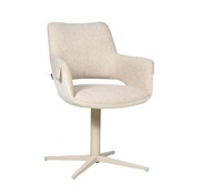 Bronx71 Stoel Jules draaibaar taupe bouclé