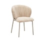 Stoel Milo chenille beige/taupe