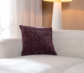 Bronx71 Sierkussen Evi chenille paars 45 x 45