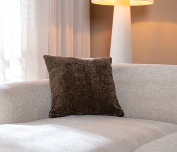 Bronx71 Sierkussen Evi chenille mocha 45 x 45