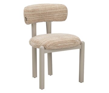 Bronx71 Stoel Bolt chenille beige/taupe