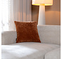 Sierkussen Day chenille terracotta 45 x 45
