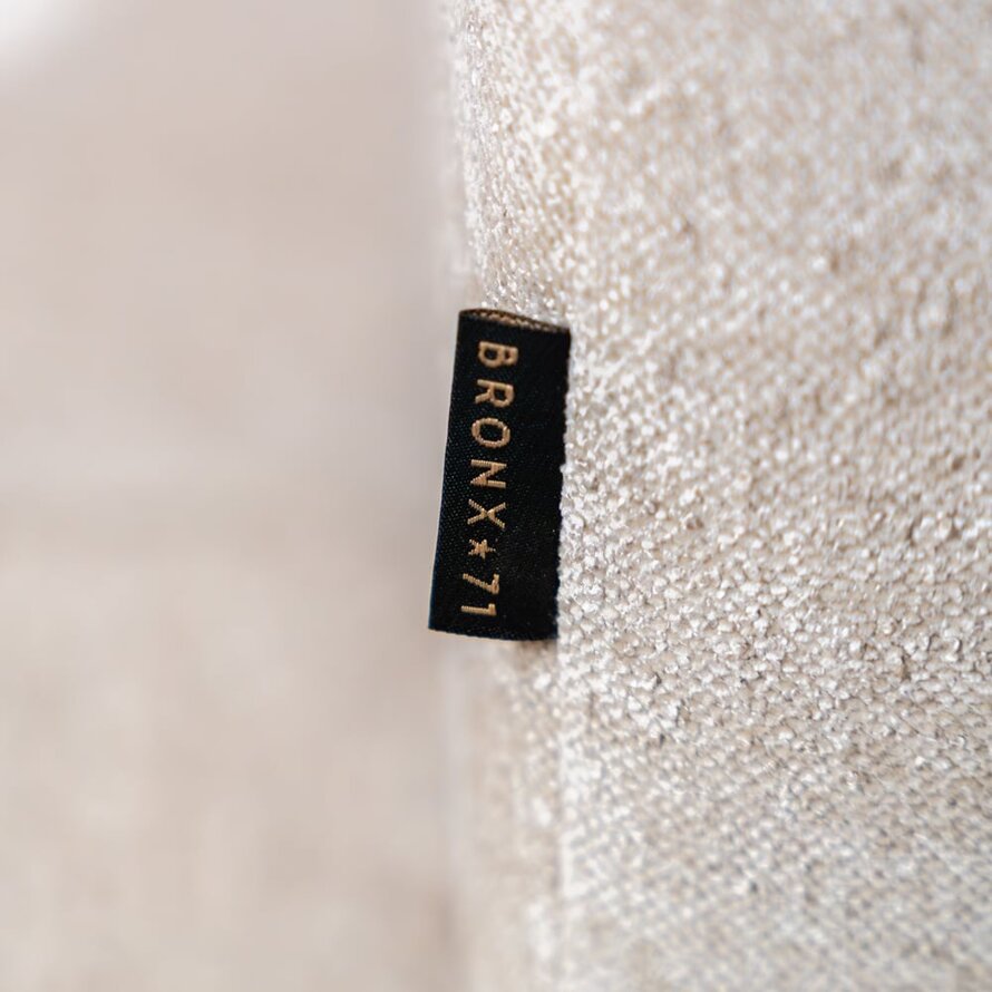 Hocker Maine chenille beige