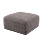 Hocker Maine bouclé stof bruin/grijs