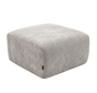 Hocker Maine gemêleerde stof taupe