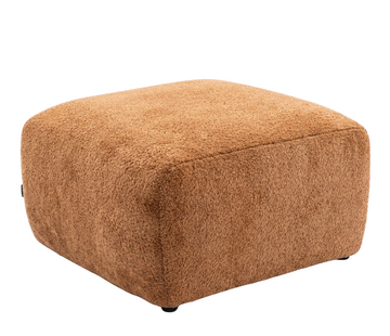 Bronx71 Hocker Maine Bouclé terracotta