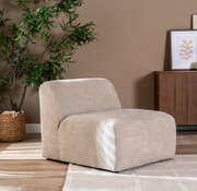 Bronx71 Fauteuil Maine chenille beige