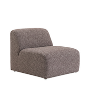 Bronx71 Fauteuil Maine bouclé bruin/grijs