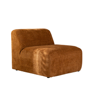 Bronx71 Fauteuil Maine bouclé terracotta