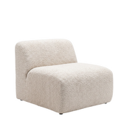 Bronx71 Fauteuil Maine bouclé off white