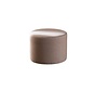 Poef/hocker Hilda taupe polyester
