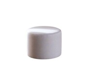 Bronx71 Poef/hocker Hilda grijs polyester
