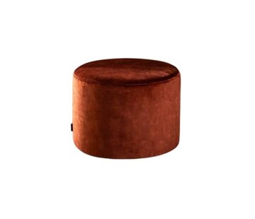Bronx71 Poef/hocker Beau koper velvet
