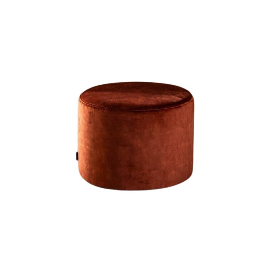Poef/hocker Beau koper velvet