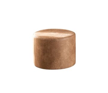 Bronx71 Poef/Hocker Kyla beige eco-leer