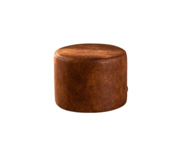 Bronx71 Poef/Hocker Kyla cognac eco-leer