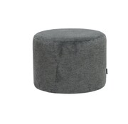 Bronx71 Poef/hocker Myles antraciet polyester