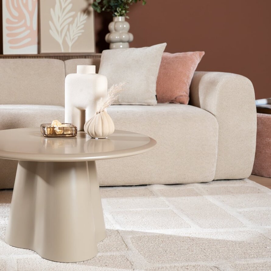 Salontafel Orion ø70 cm taupe