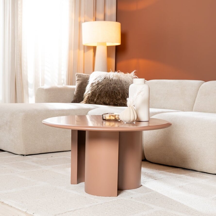 Salontafel Nova rond ø80 cm mocha mousse