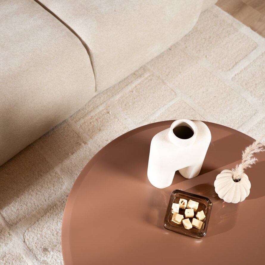 Salontafel Nova rond ø80 cm mocha mousse