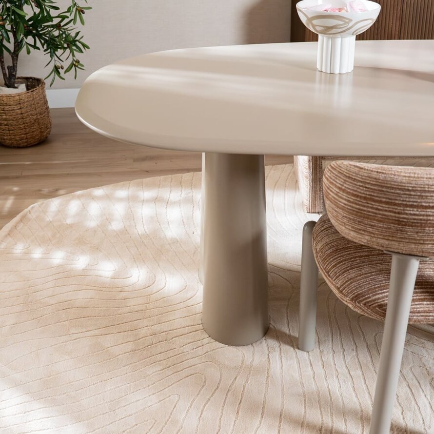 Eettafel Cosmo 220 x 110 cm taupe